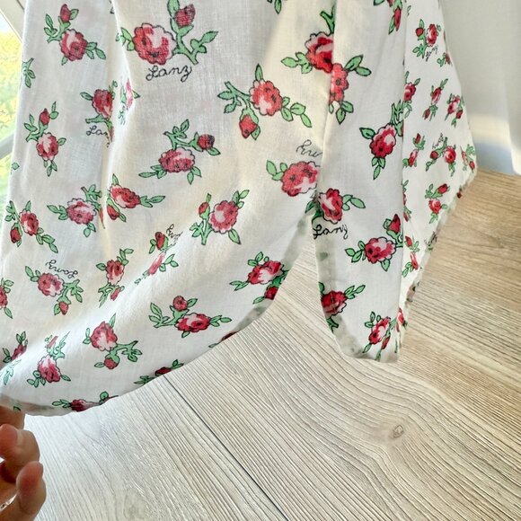 Rare Vintage Lanz of Salzburg Nightshirt 1960s–70s Cottagecore Grandmacore - Picture 5 of 11